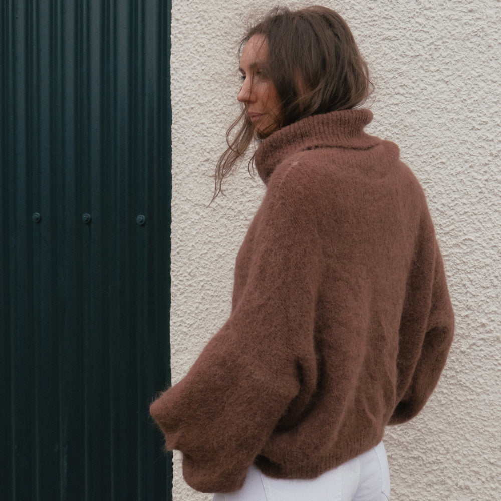American Dreams Cocoa Alpaca Pullover