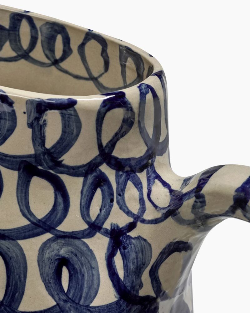 Blue Ceramic Jug