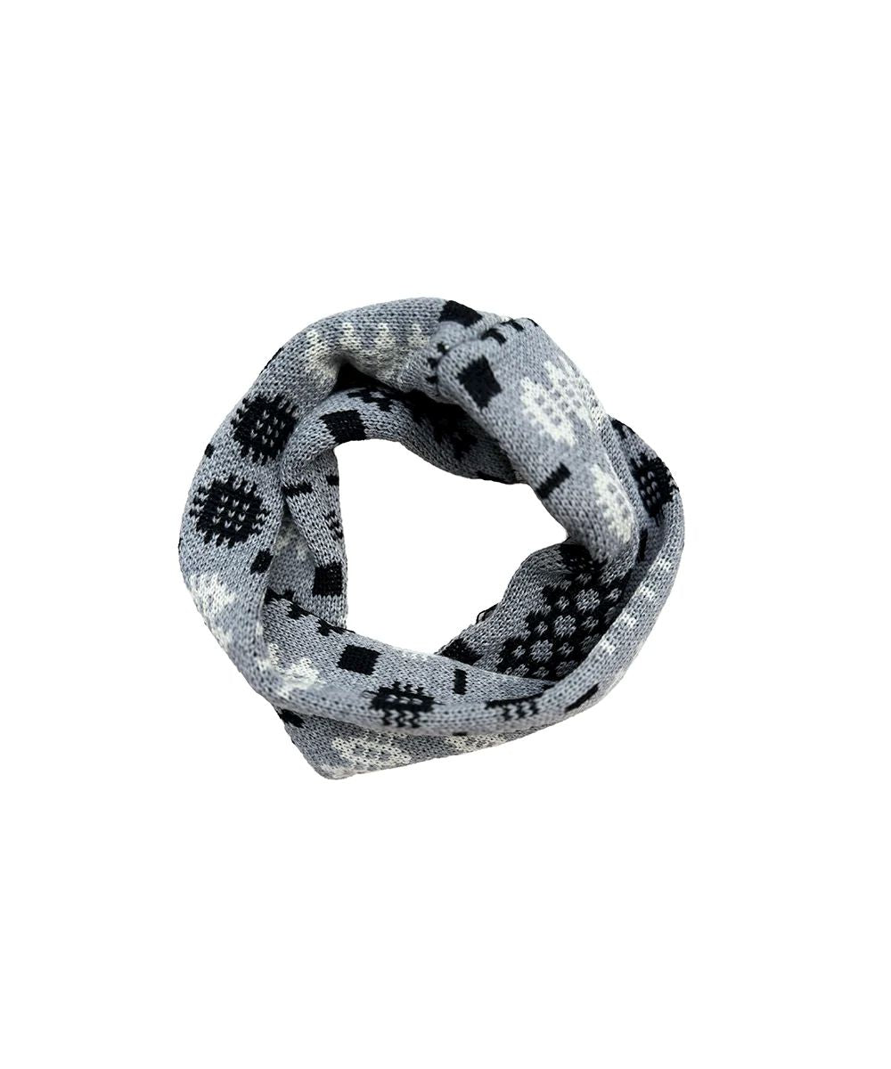 Carthen Merino Head Wrap | Grey Melange