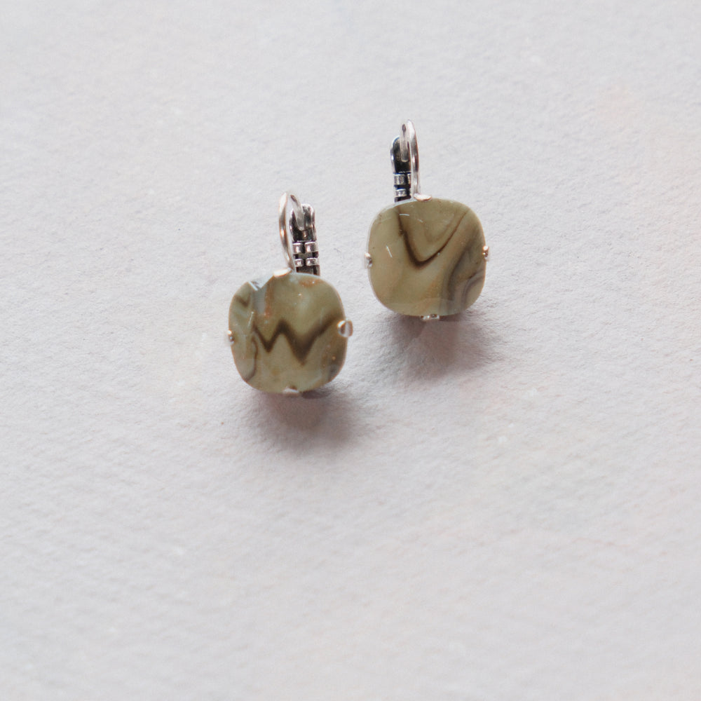 Classic Earrings | Marble