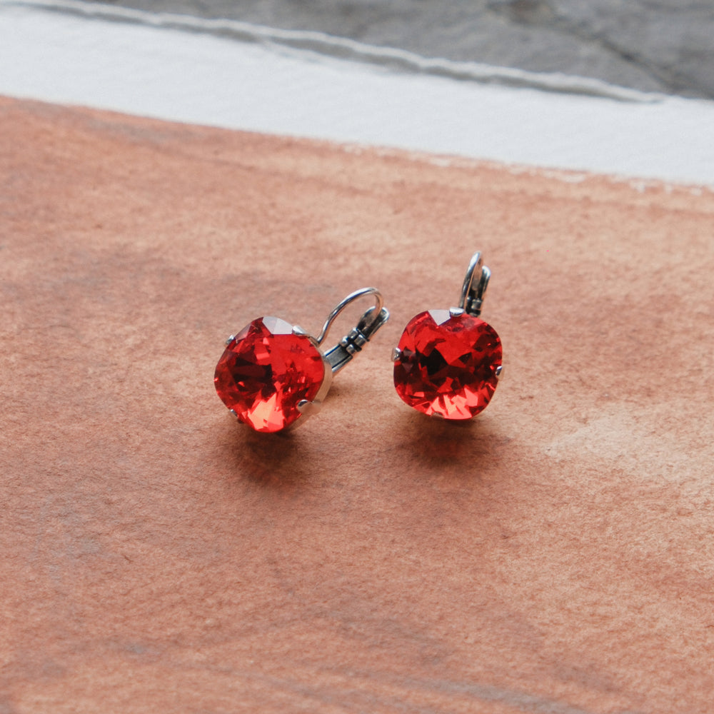 Classic Earrings | Red