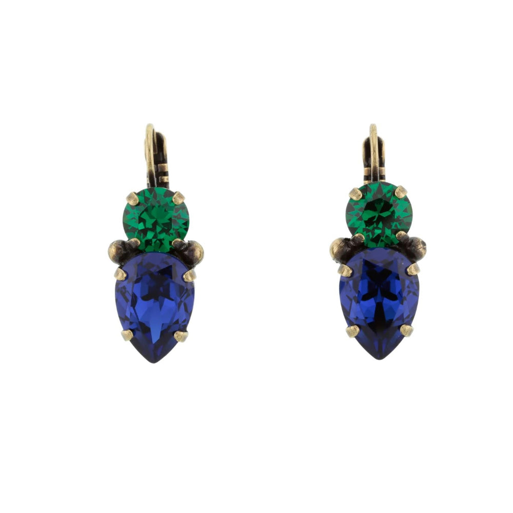 Ela Earrings | Blue & Green