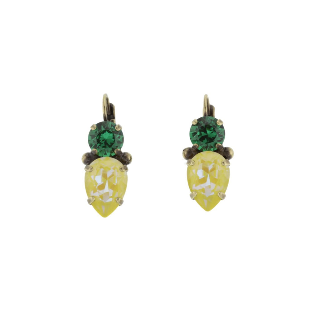 Ela Earrings | Yellow & Green