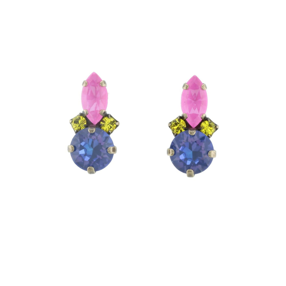 Eli Earrings | Blue & Pink