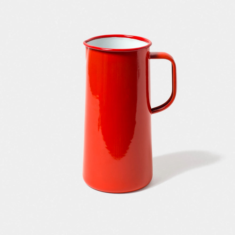 Enamel 3 Pint Jug | Red