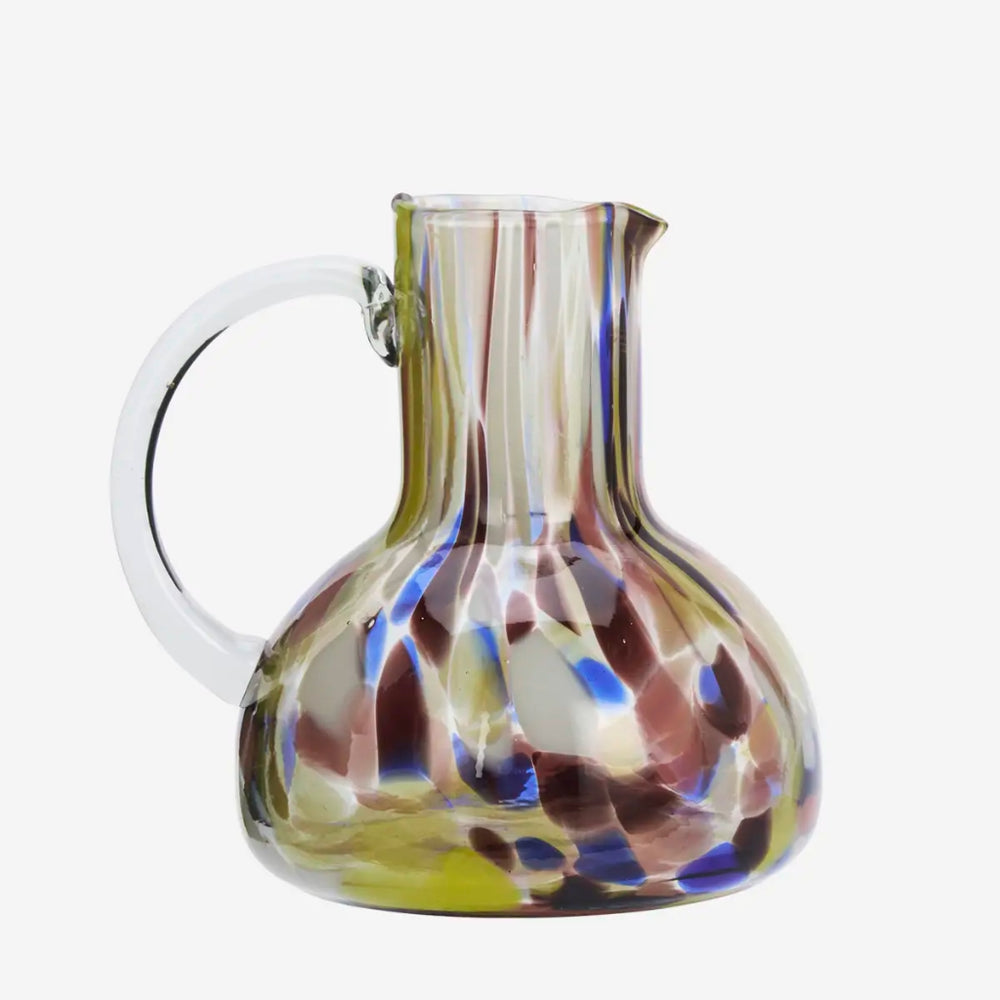 Amber Glass Pitcher