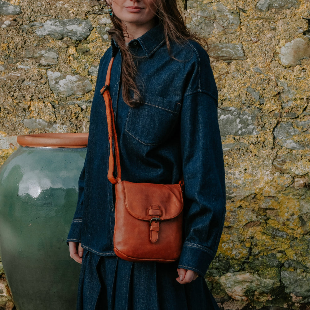 Bag Lledr Jini | Tan