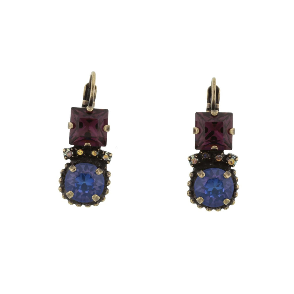 Jini Earrings | Blue & Purple