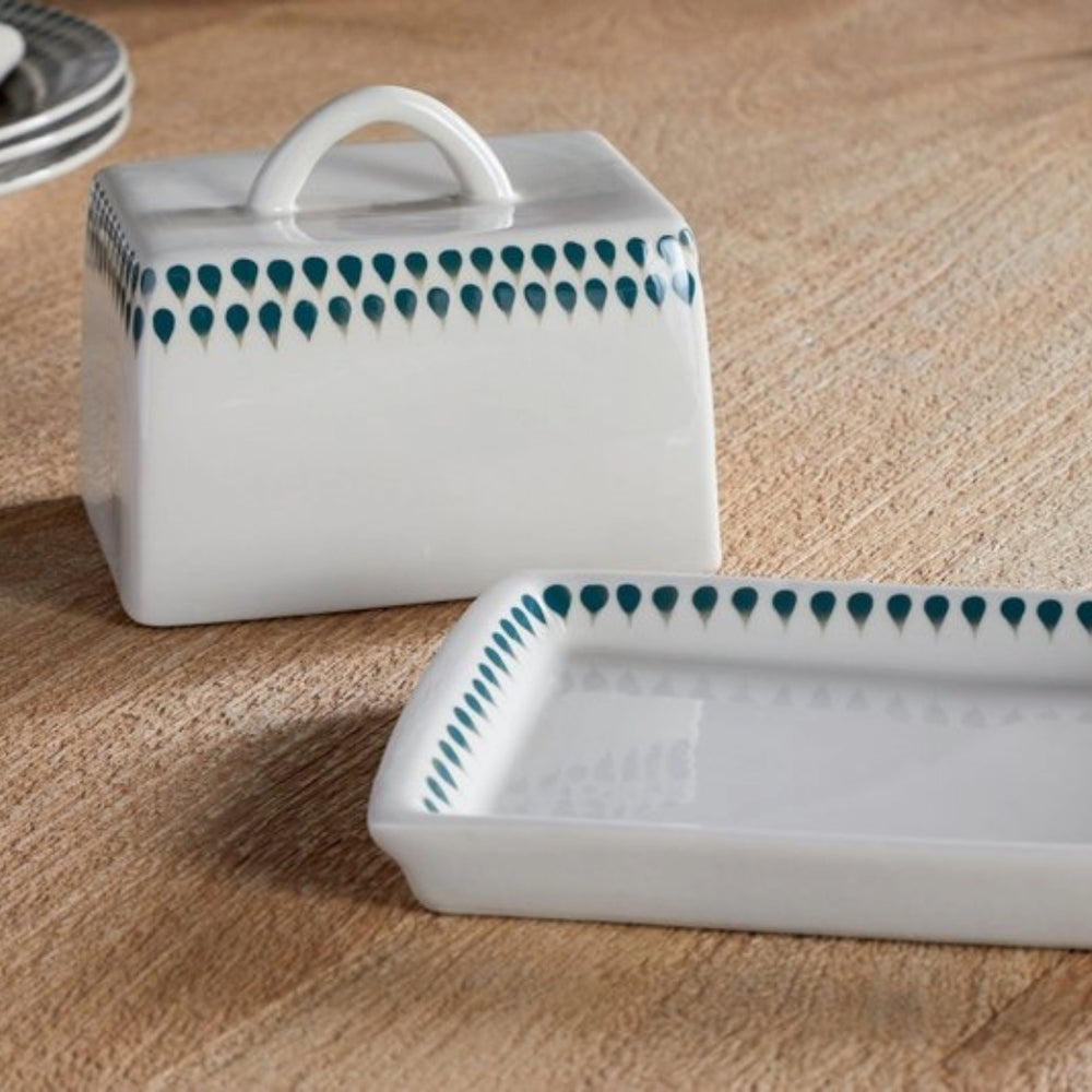 Juniper Drop Butter Dish