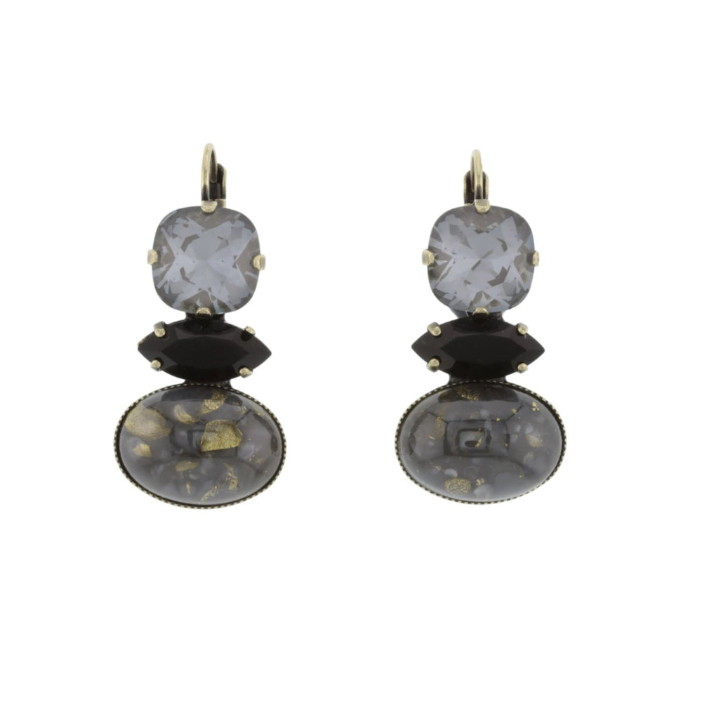 Lili Earrings | Charcoal
