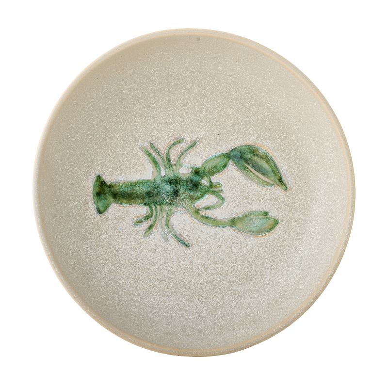 Green Lobster Serving Bowl