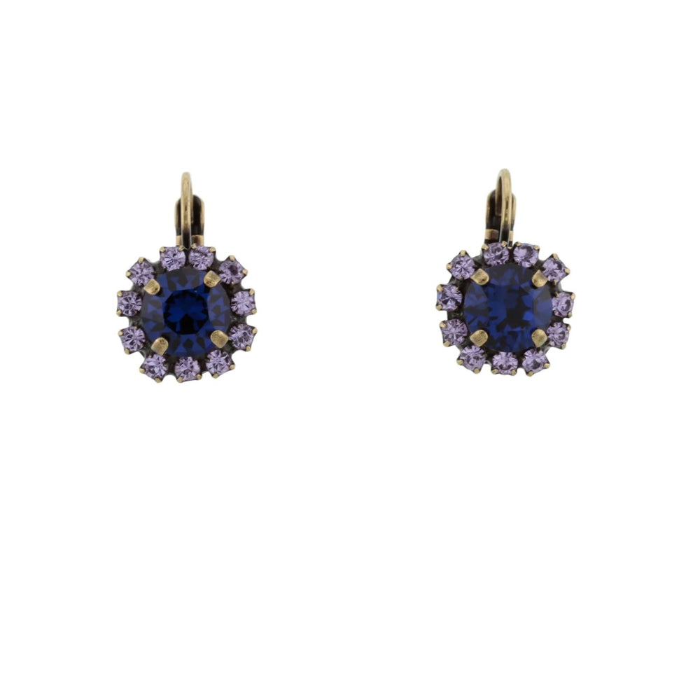 Nansi Earrings | Blue & Lilac