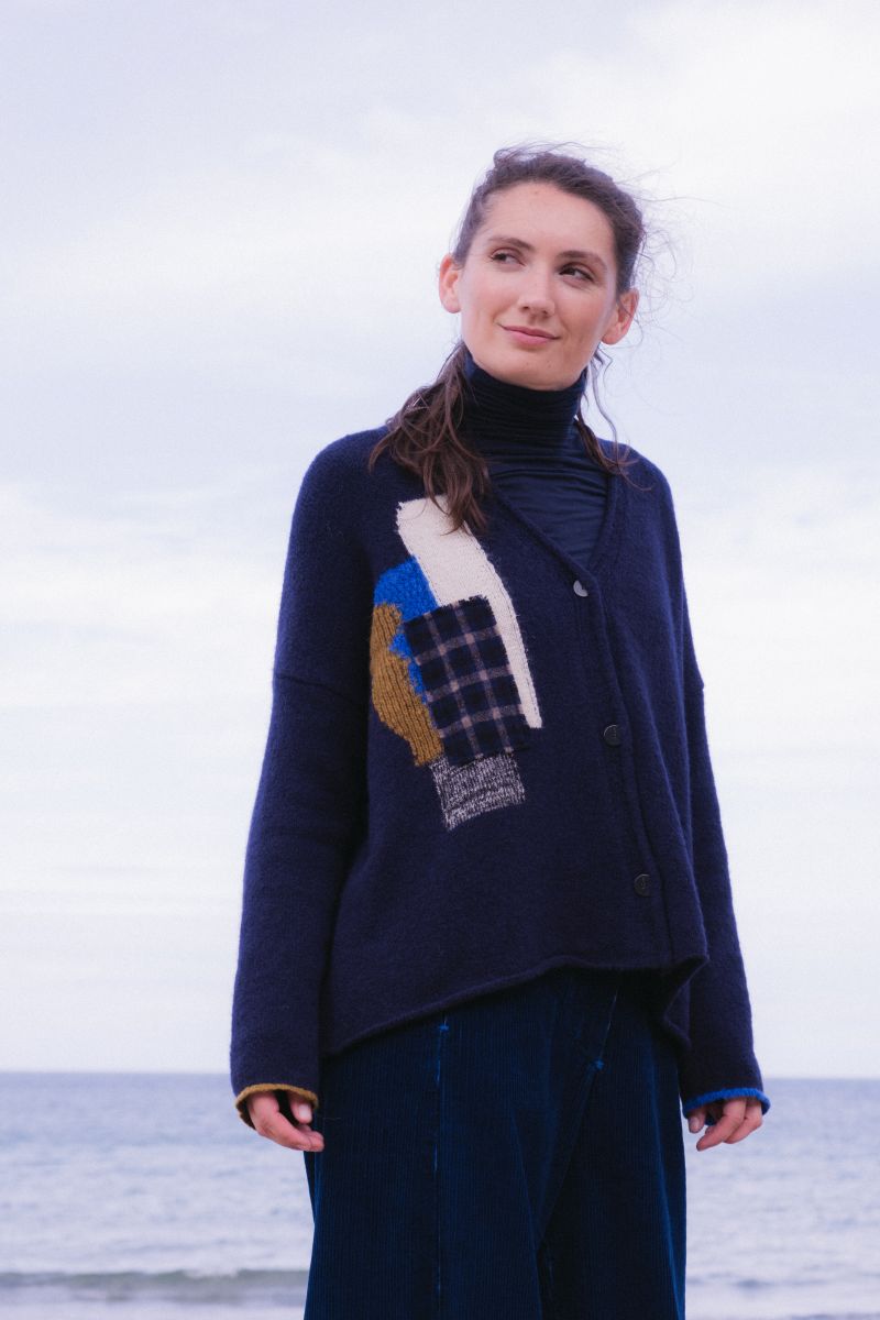 Neirami Patch Cardigan