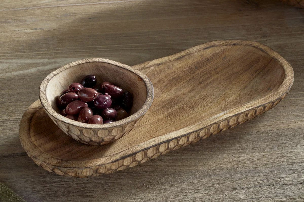 Pyaar Serving Tray and Bowl