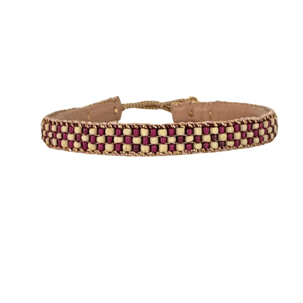Raindrop Bracelet | Maroon
