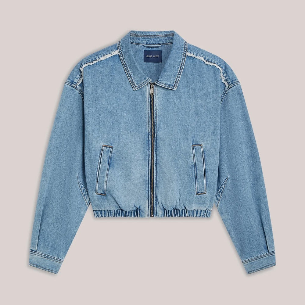 Summum Denim Bomber Jacket