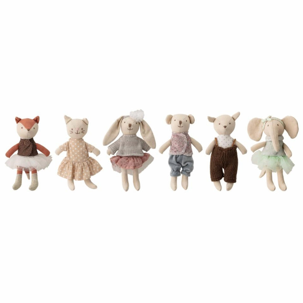 Six Animal Dolls