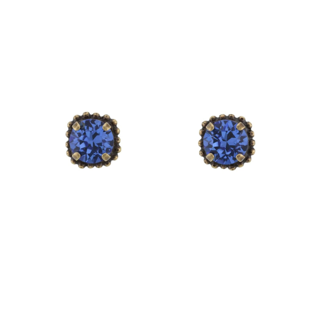 Stud Earrings | Blue