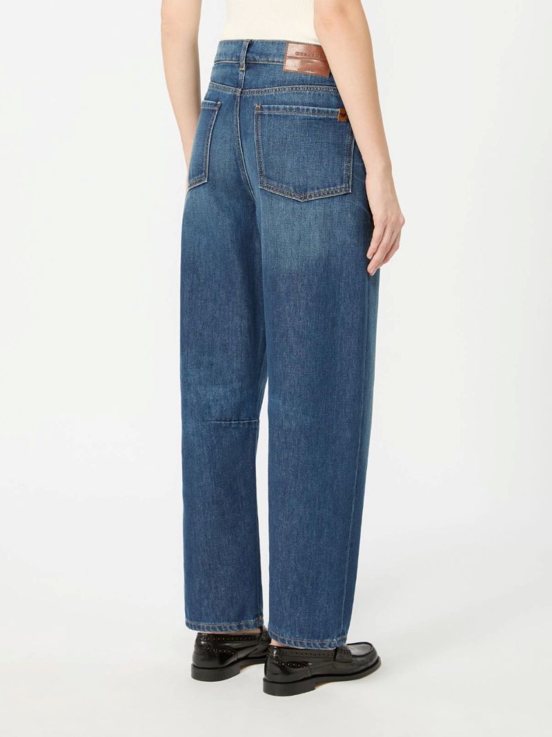 Weekend Max Mara Barrel-leg Denim Jeans