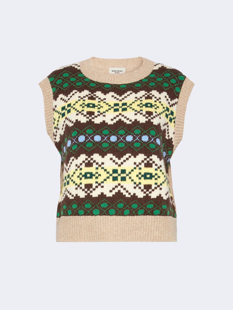 Weekend Max Mara Knitted Waistcoat