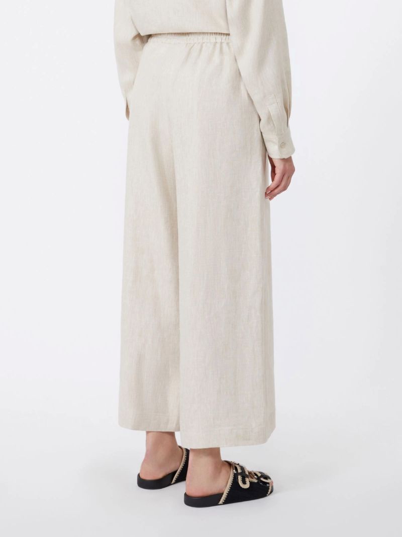 Trowsus Lliain Weekend Max Mara