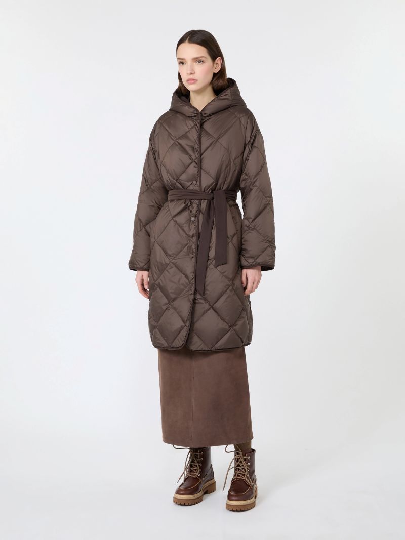 Weekend Max Mara Quilted Coat | Brown