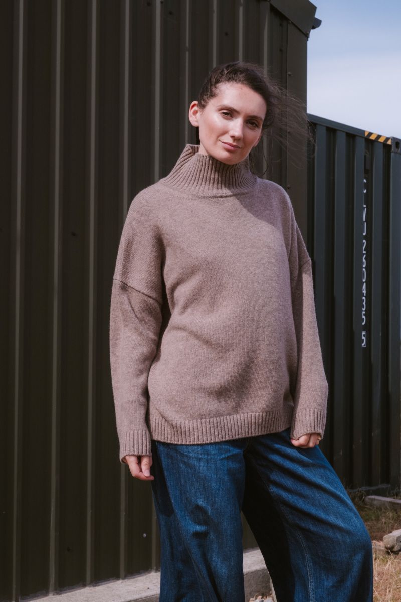 Weekend Max Mara Turtleneck Jumper | Hazelnut