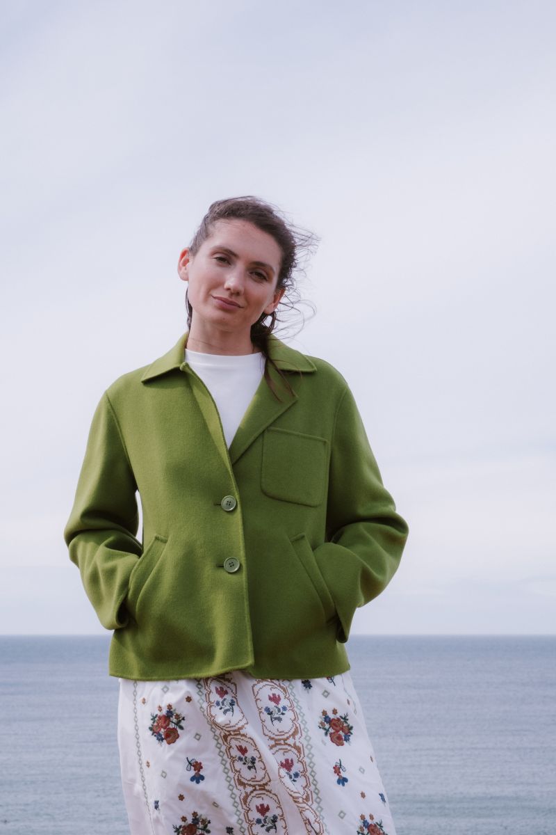Weekend Max Mara Wool Cropped Jacket