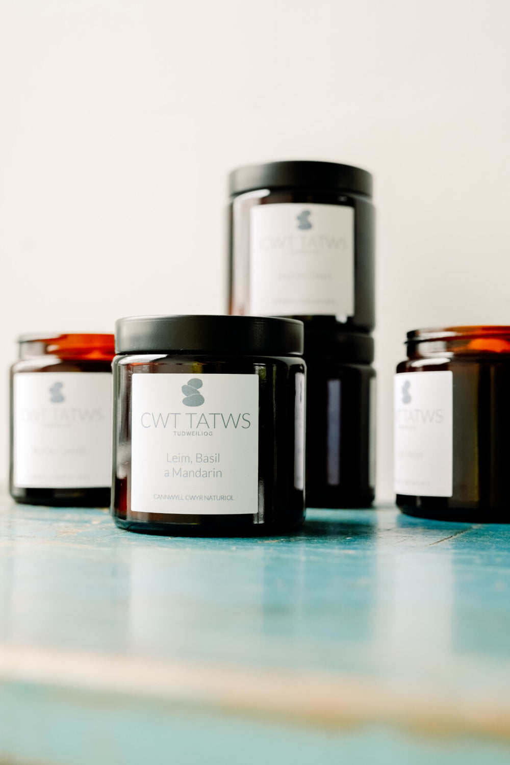 Cannwyll Cwt Tatws | Leim, Basil A Mandarin