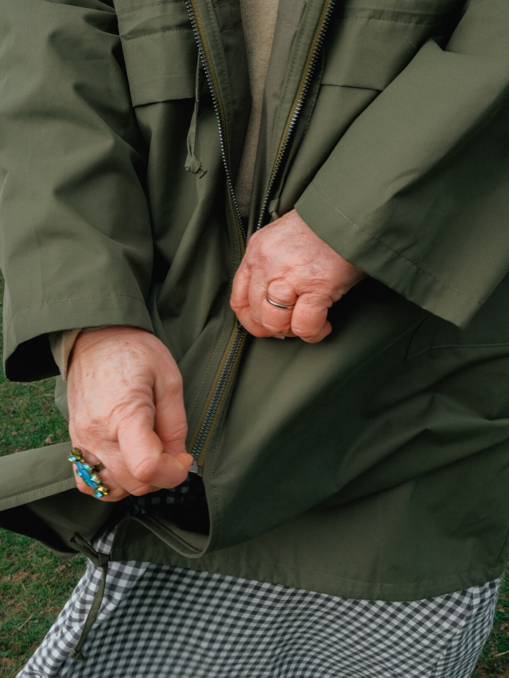 Neirami Drawstring Parka | Ficus