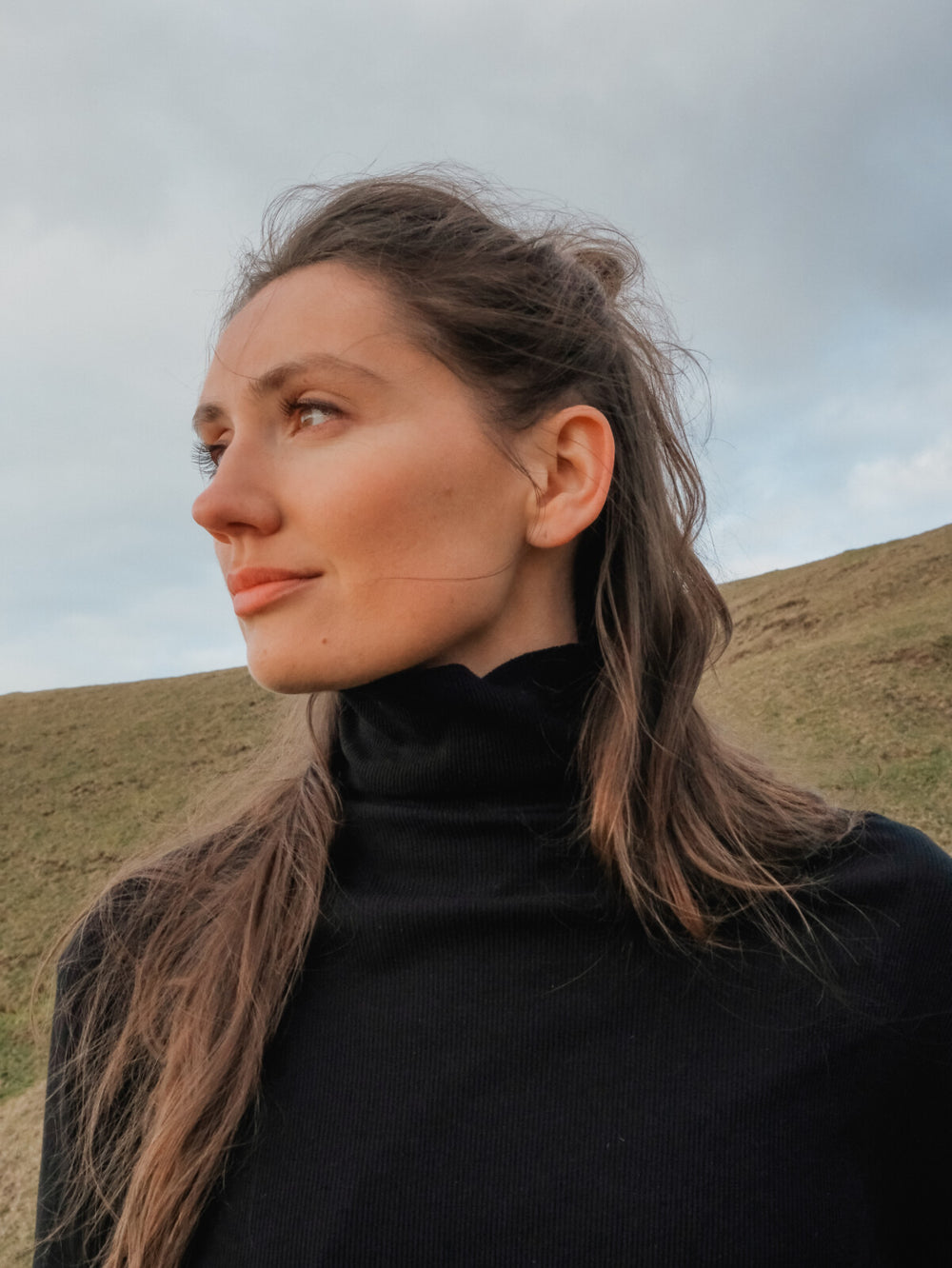 Sort Aarhus High Neck Top