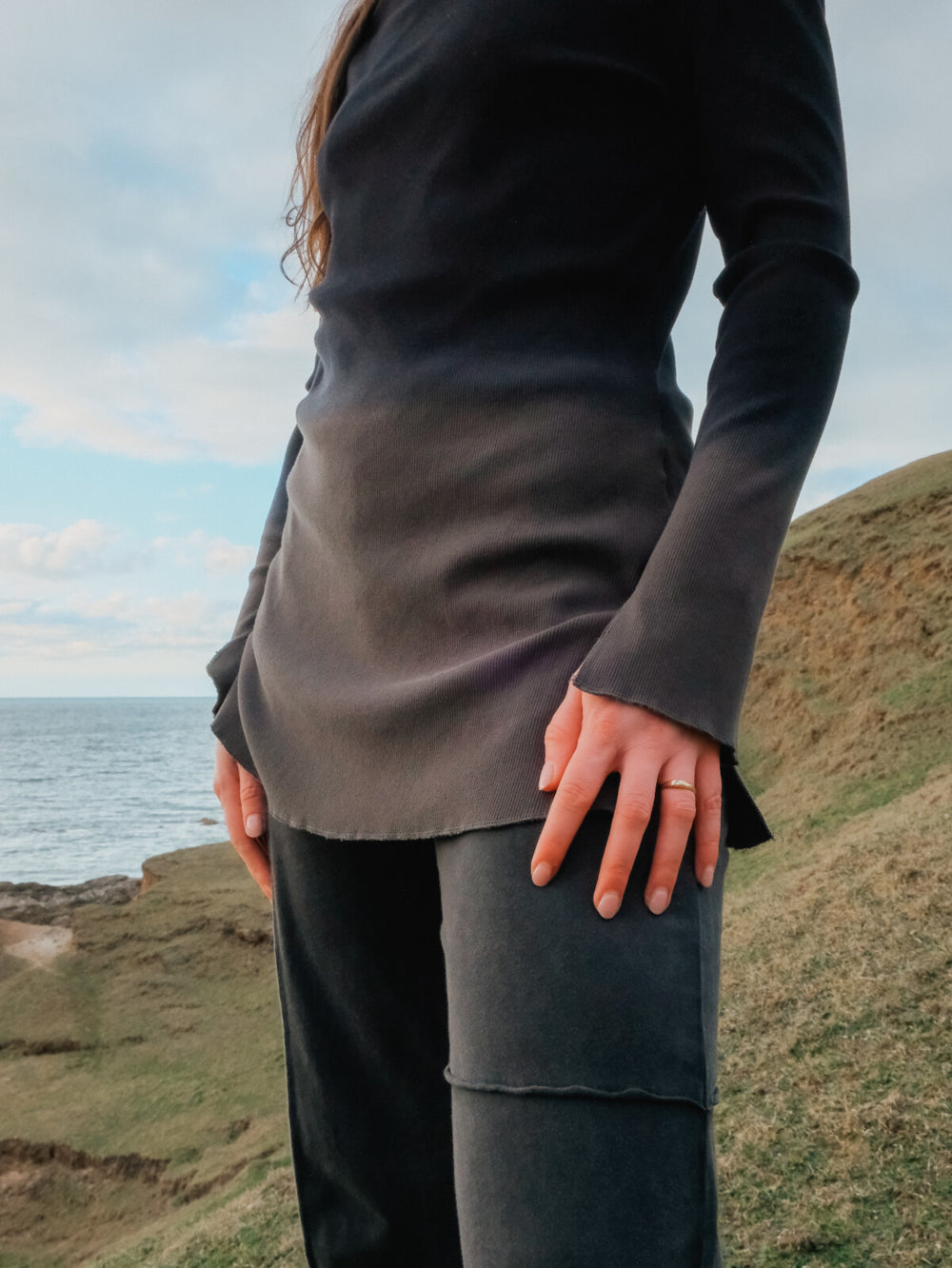 Sort Aarhus High Neck Top