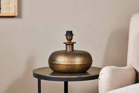 Small Lumbu Lamp Antique Brass