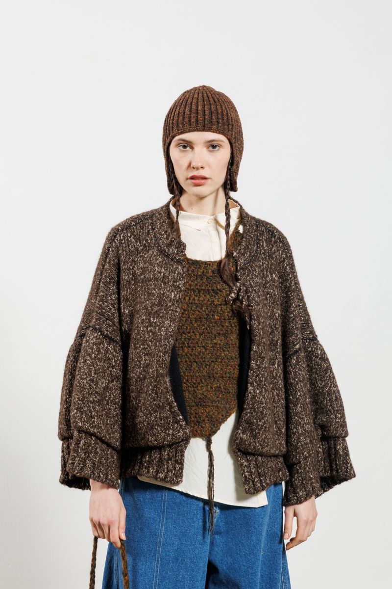Serienumerica Chunky Cardigan