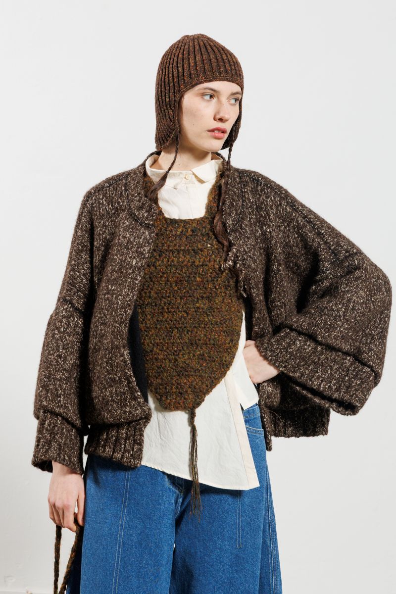 Serienumerica Chunky Cardigan