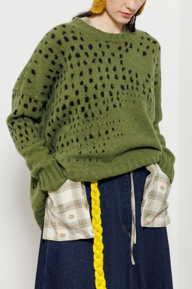 Serienumerica Oversized Jumper