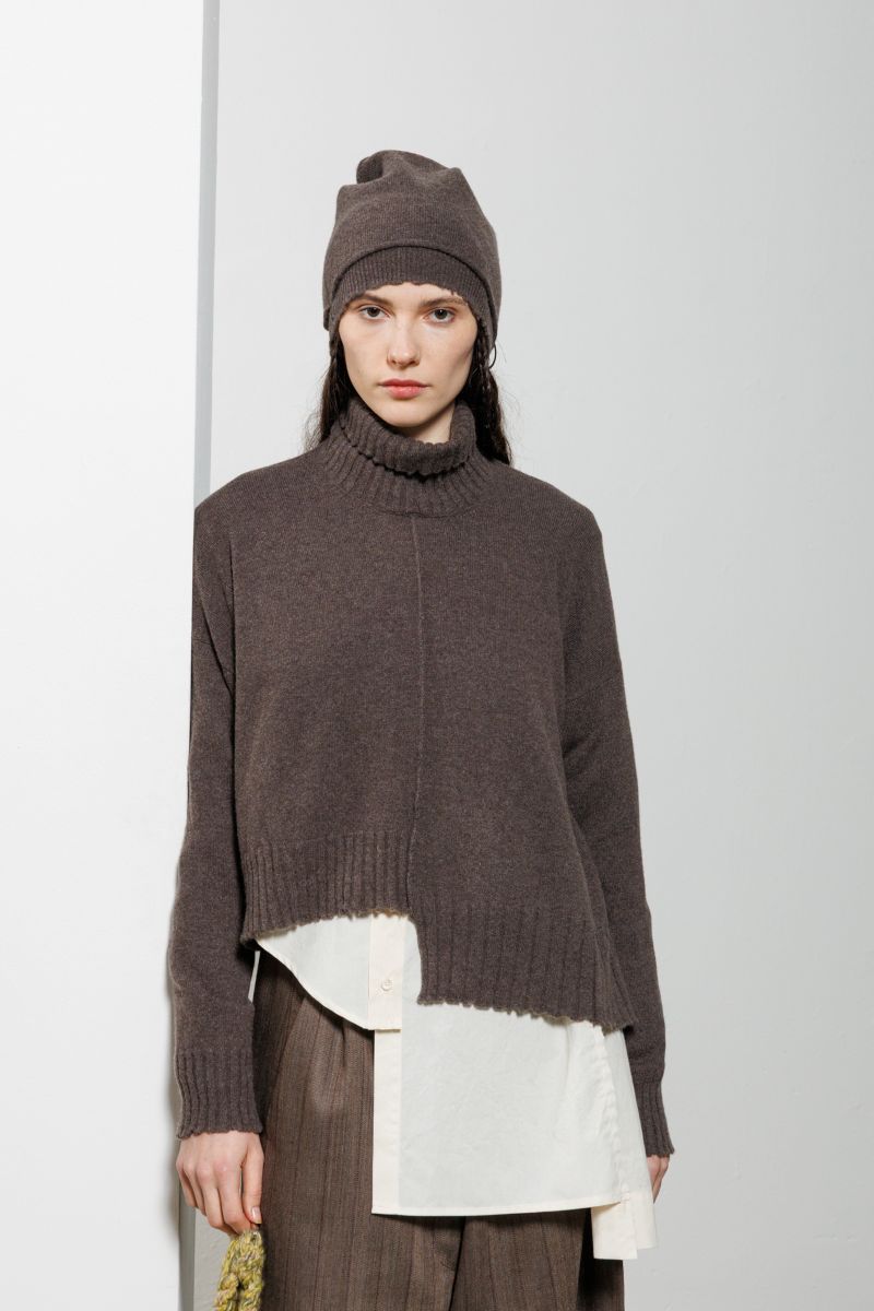 Serienumerica High Neck Jumper
