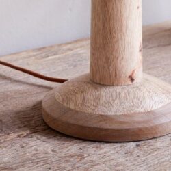 Sahar Mango Wood Table Lamp