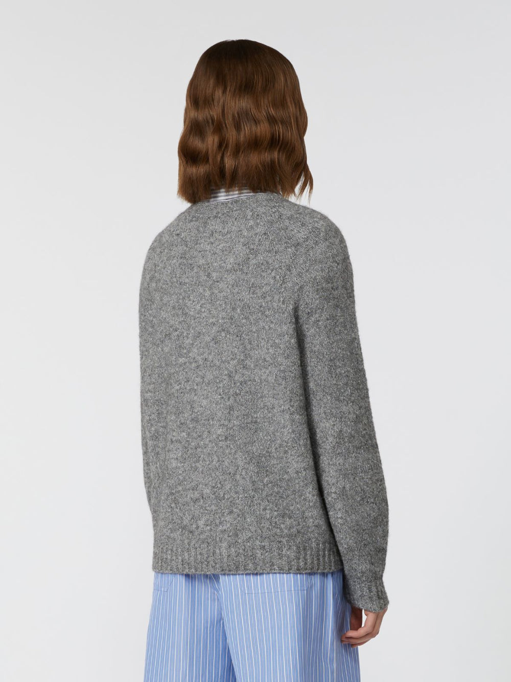 Weekend Max Mara Alpaca & Cotton Sweater | Grey