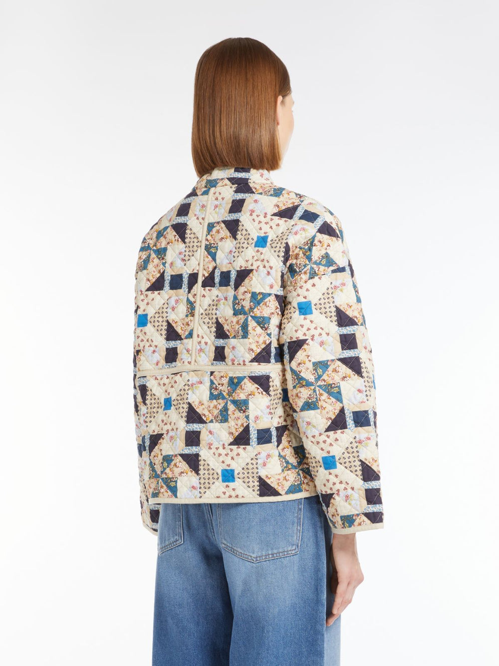 Weekend Max Mara Quilted Cotton Patchwork Jacket