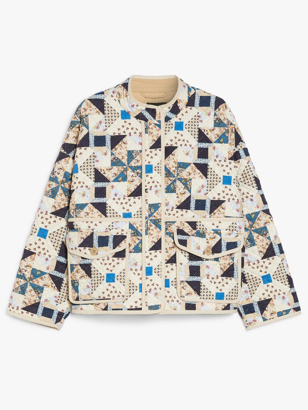 Weekend Max Mara Quilted Cotton Patchwork Jacket