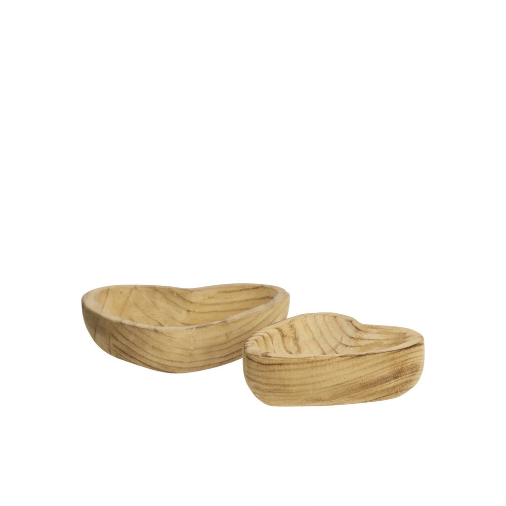 Wooden Heart Trays