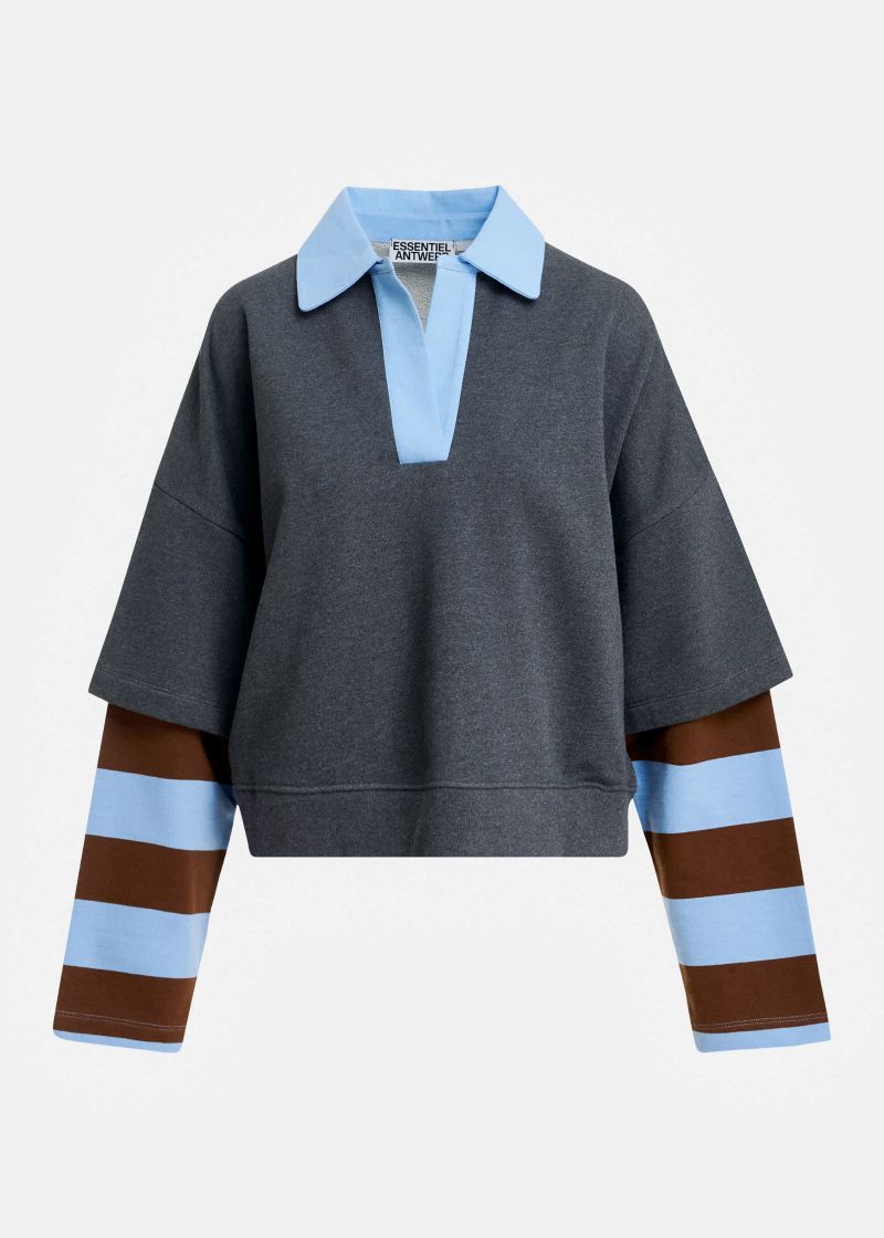 Essentiel Antwerp Kantelou Polo Sweatshirt
