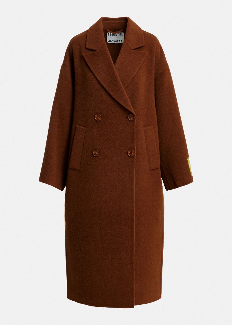 Essentiel Antwerp Kelp Double Face Coat