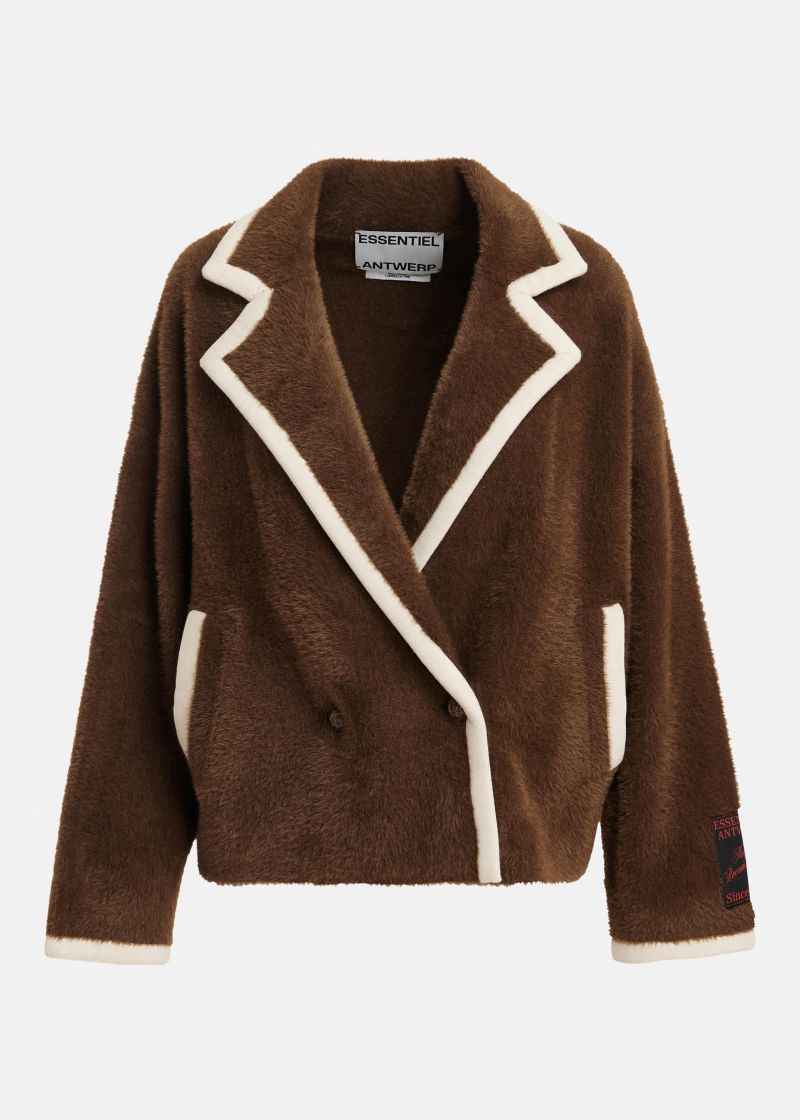 Essentiel Antwerp Kugar Contrast Cadigan