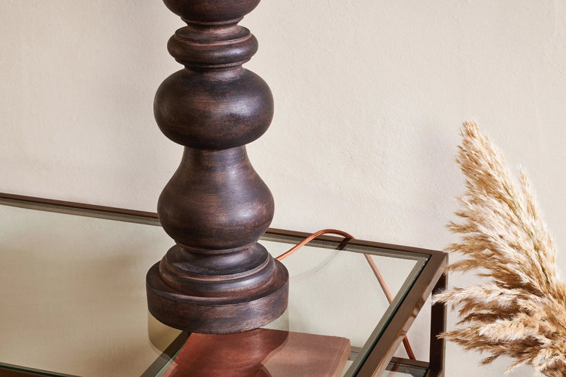 Manua Wood Table Lamp | Large