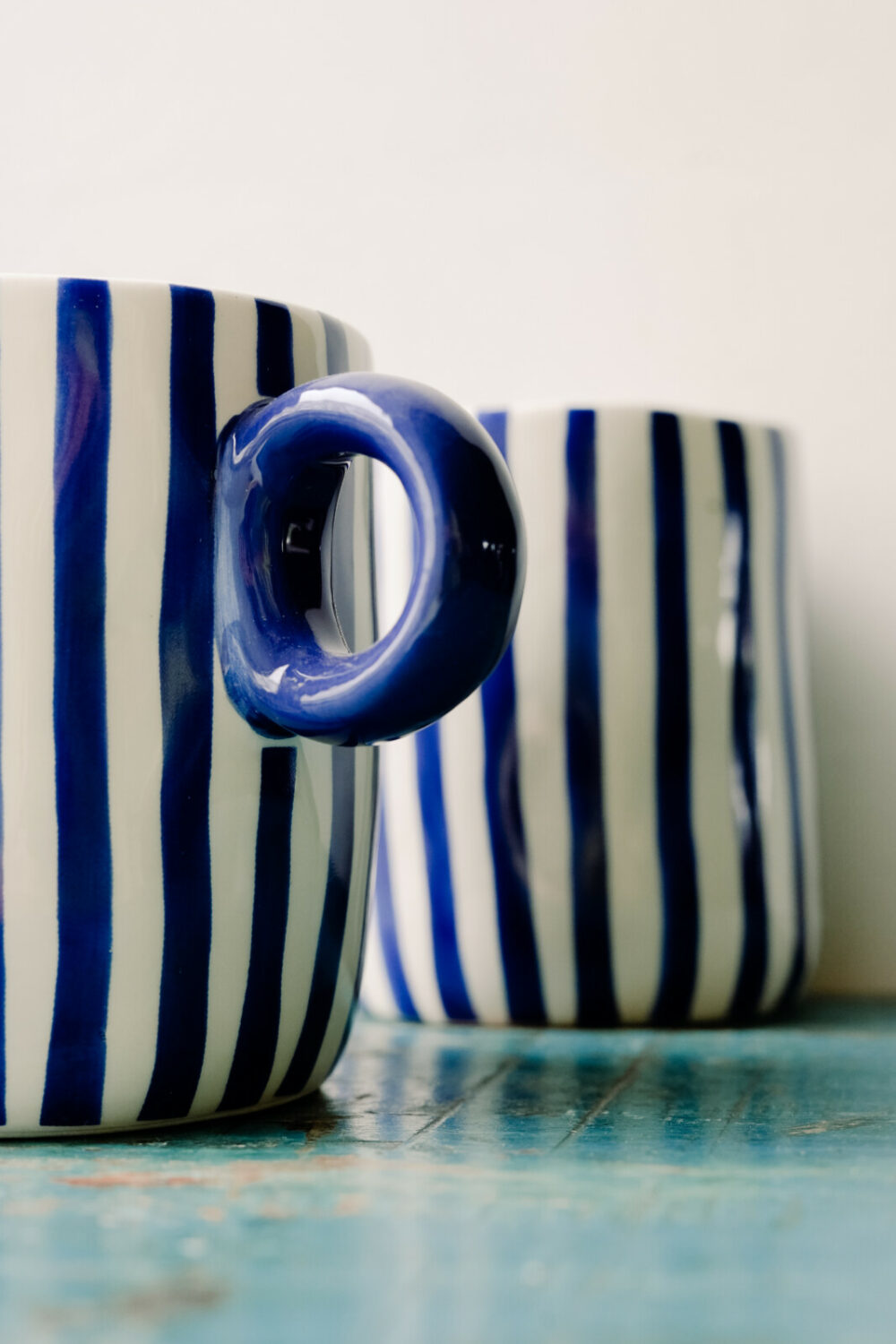Blue Stripe Mug - Image 4