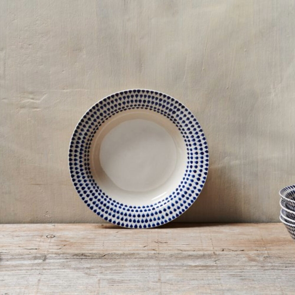 Indigo Drop Pasta Bowl - Image 2