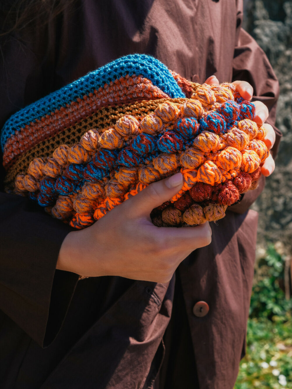 Bag Crochet Popcorn | Canolig