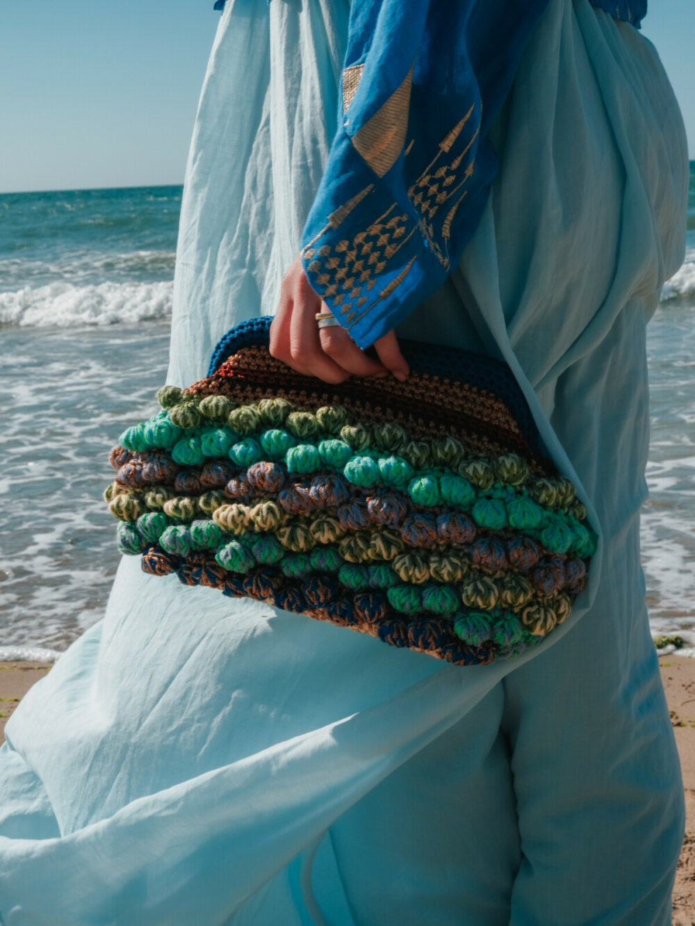Bag Crochet Popcorn | Canolig